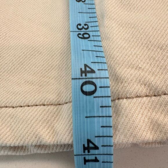 Free People Women's Cream Jean skirt maxi - Picture 7 of 8